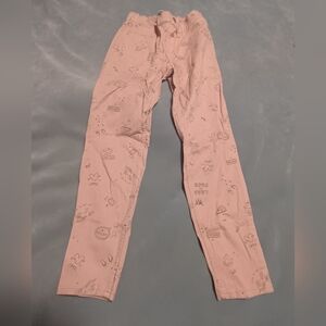 Abercrombie Kids Girls 14/16 Light Pink Patterned Skinny Jeans